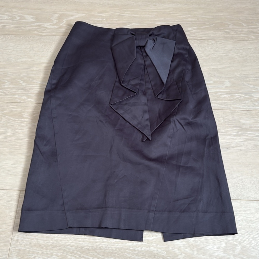 ✨H&M Dark Gray Bow Skirt